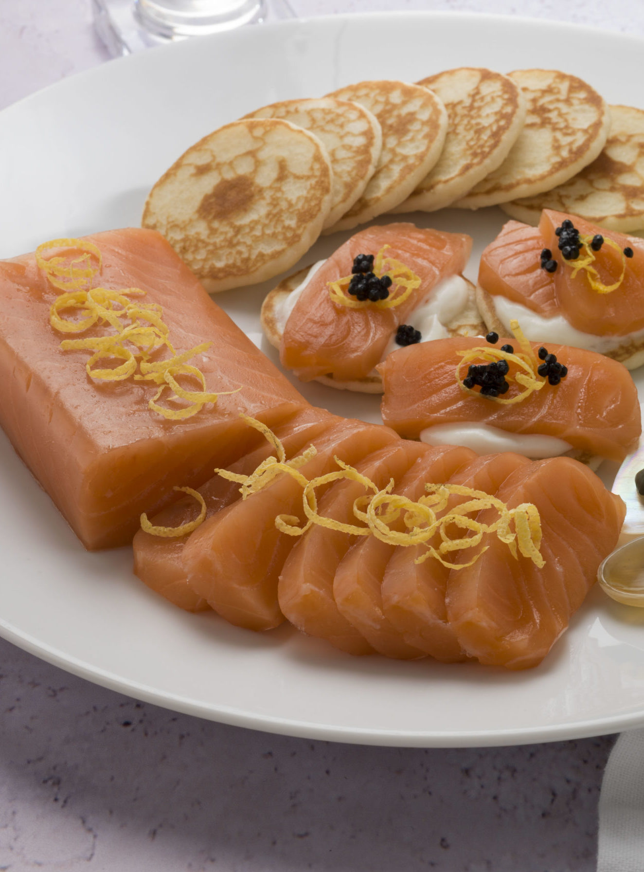 photo of balik salmon prepared as a meal